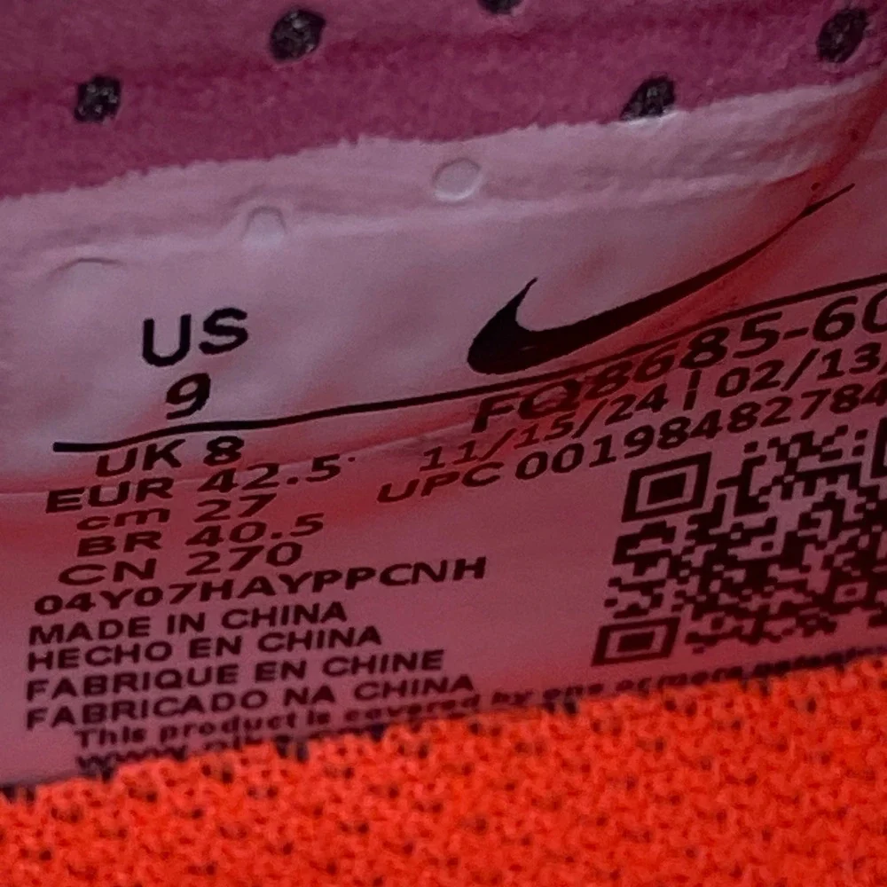 Nike Air Zoom Mercurial Vapor 16 PRO Soccer Cleats Mens 9 Pink  FQ8685-600